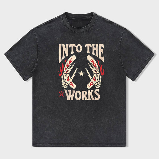 Into the Works Skeleton Graphic T-Shirt