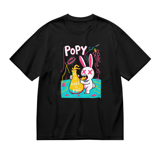 Cute Bunny Graphic T-Shirt