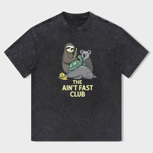 Funny Sloth and Snail Graphic T-Shirt