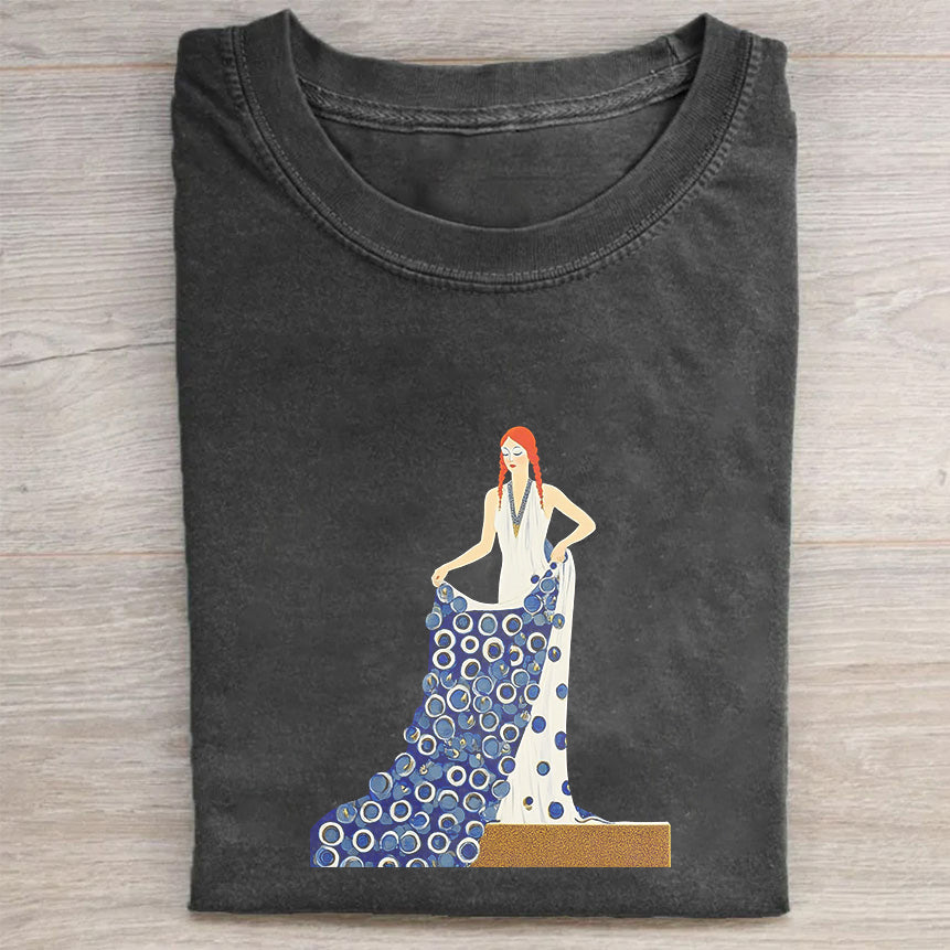 Women's Fashion Graphic T-Shirt - Unique Art Print Design - Comfortable Fit T-Shirt