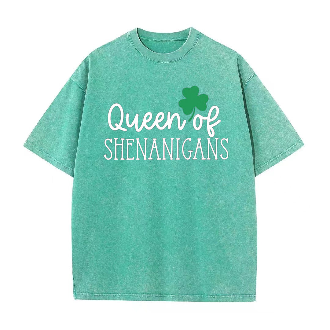 Retro St. Patrick's Day Prone To Shenanigans And Malarkey Unisex T-Shirt - heygraff