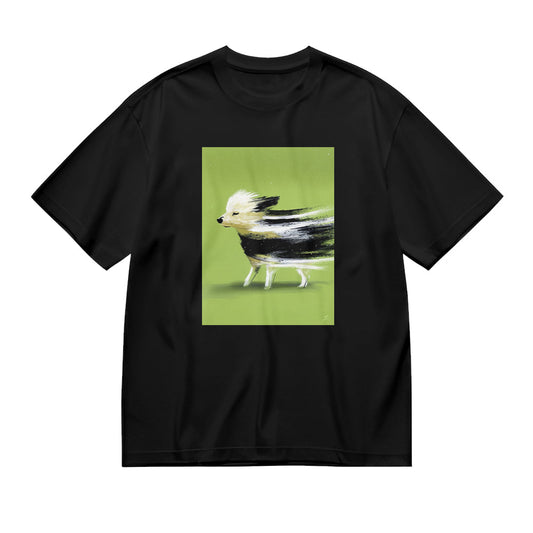 Creative Running Dog Graphic T-Shir