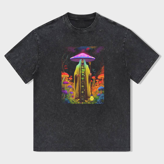 Psychedelic Mushroom Forest Graphic T-Shirt