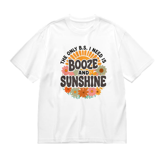 Booze and Sunshine Graphic T-Shirt