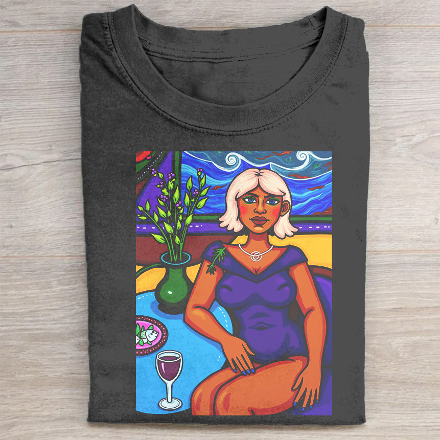 Colorful Art Print Women's T-Shirt