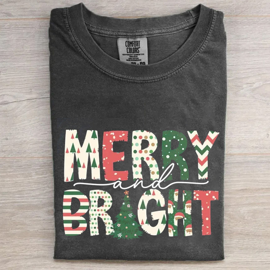 Merry and Bright Unisex Sweatshirt/T-shirt - heygraff