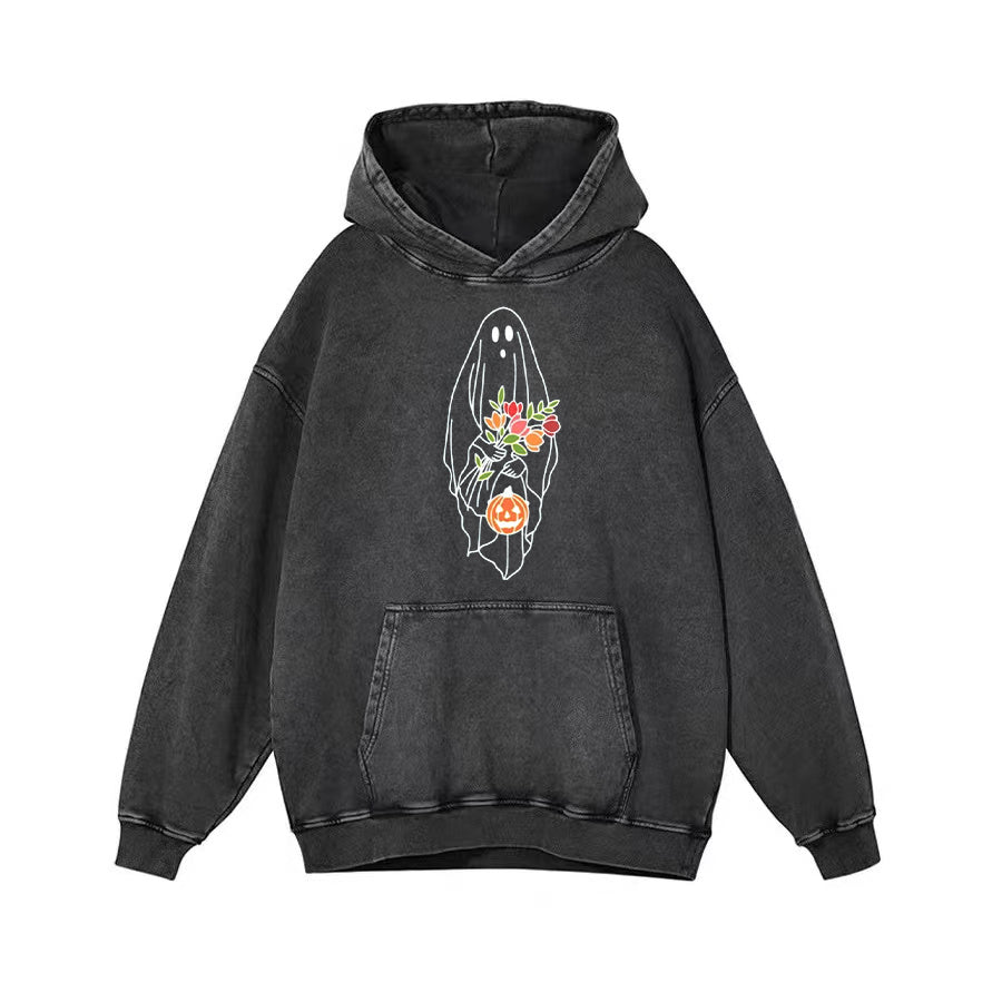 Spooky Season Floral Unisex Hoodie - heygraff