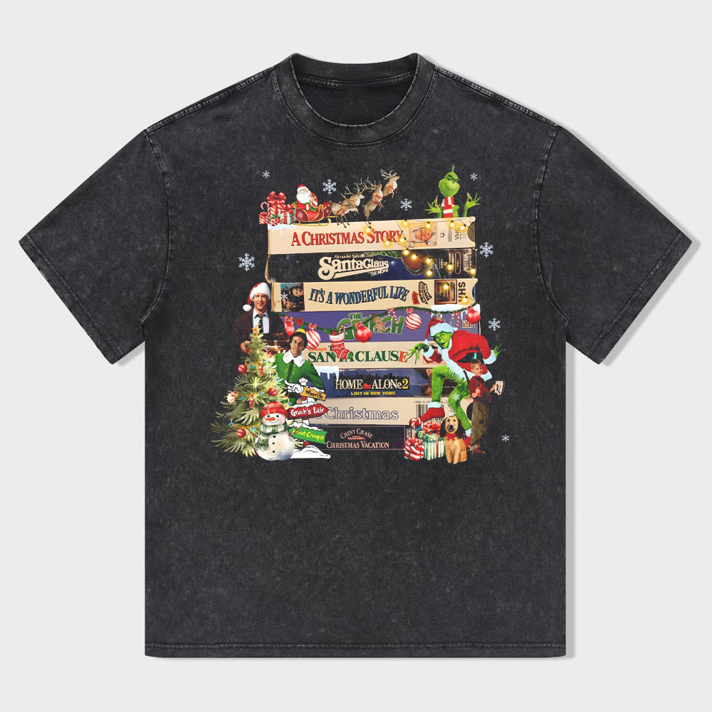 Vintage Christmas VHS T-Shirt - heygraff