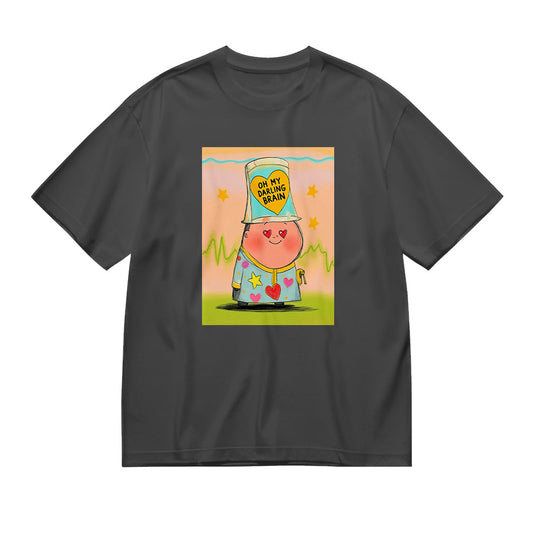 Cute Cartoon Character Graphic T-Shirt for Kids Soft and Comfortable Tee with Fun Design