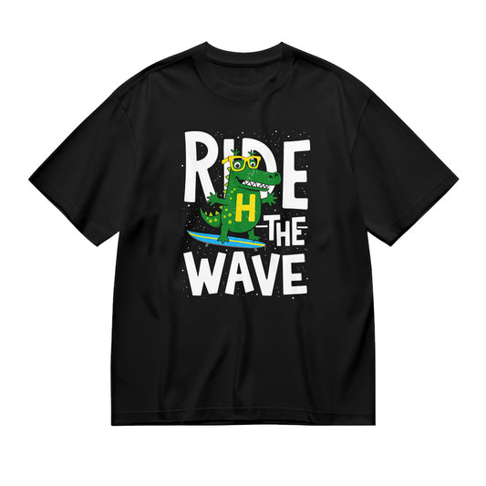 Ride The Wave Crocodile Surfing T-Shirt