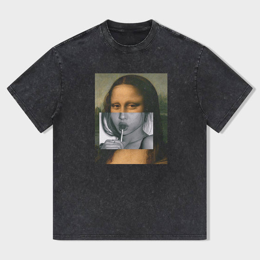 Mona Lisa Art Print Graphic T-Shirt