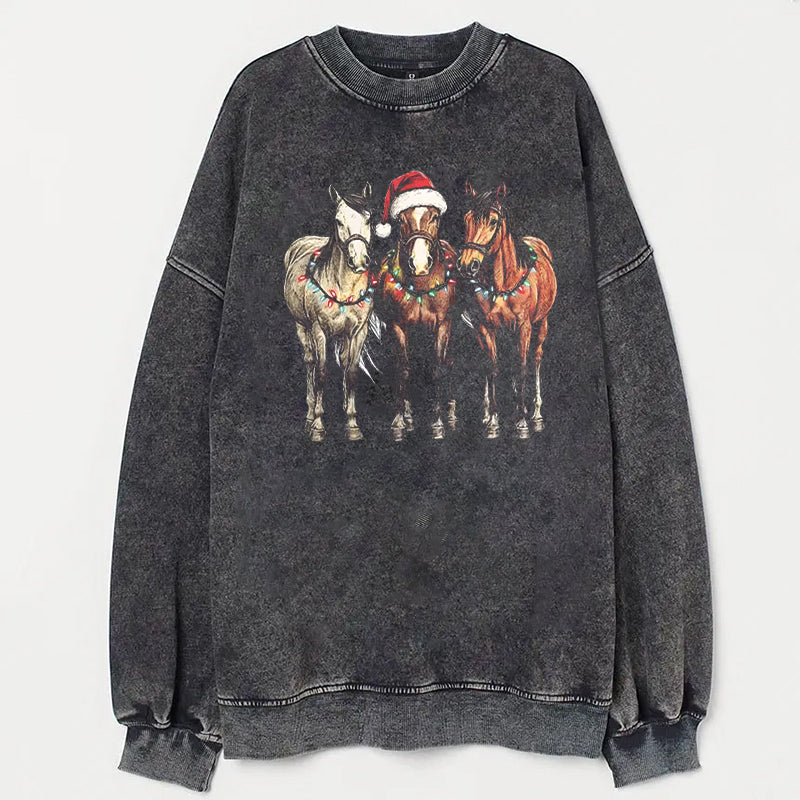 Horse Christmas Sweatshirt - heygraff