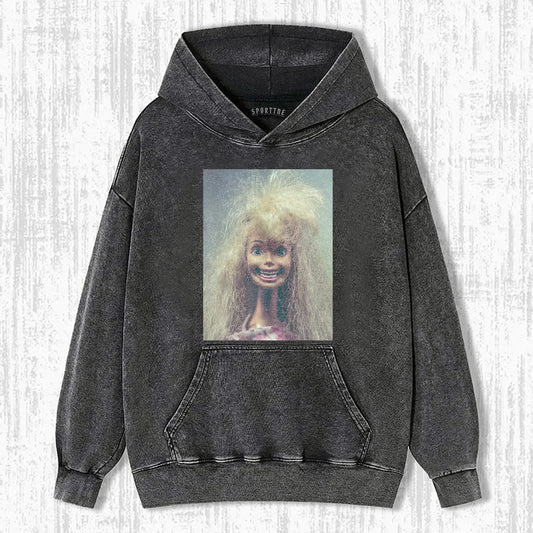 BARBIE GIRL WITH A WRY SMILE T-SHIRT