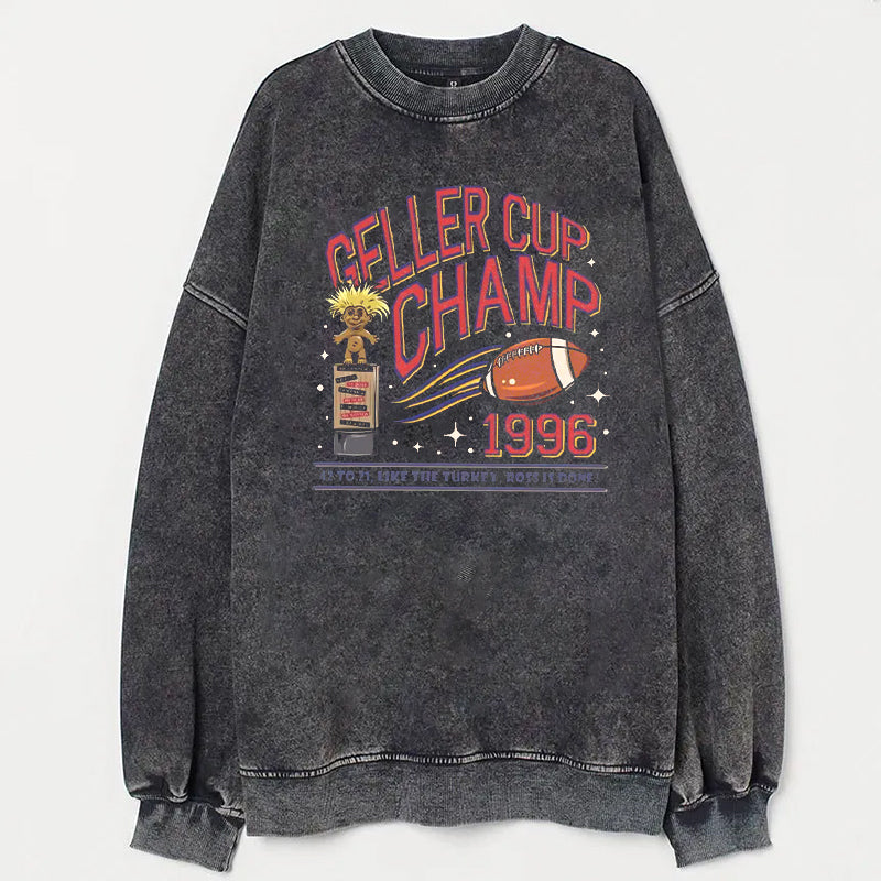 Geller Bowl 90s Nostalgia Sweatshirt - heygraff