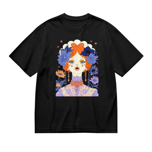 Colorful Floral Graphic T-Shirt