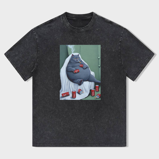 Cute Cat Graphic T-Shirt