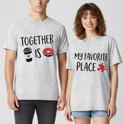 Together Is My Favorite Place Couple Outfits - Valentine's Day Edition