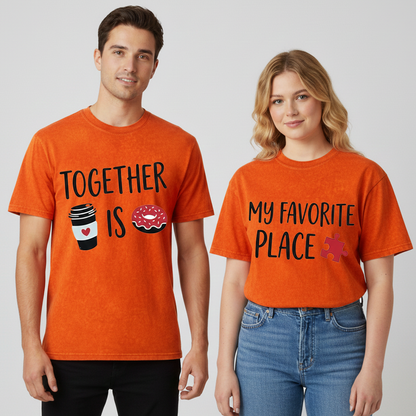 Together Is My Favorite Place Couple Outfits - Valentine's Day Edition