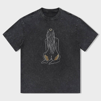 Mermaid Design Graphic T-Shirt