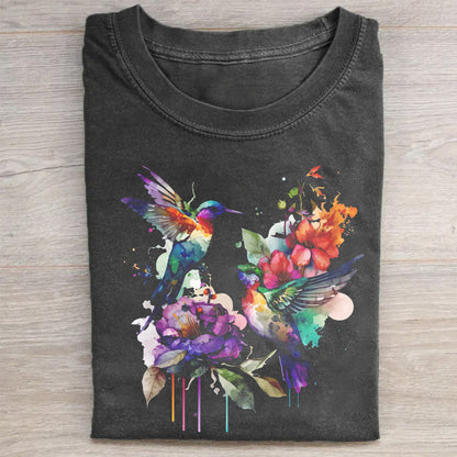 Bird Watercolor Shirt - heygraff