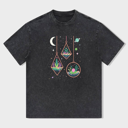 Geometric Dream Catcher Design Men's Graphic T-Shirt