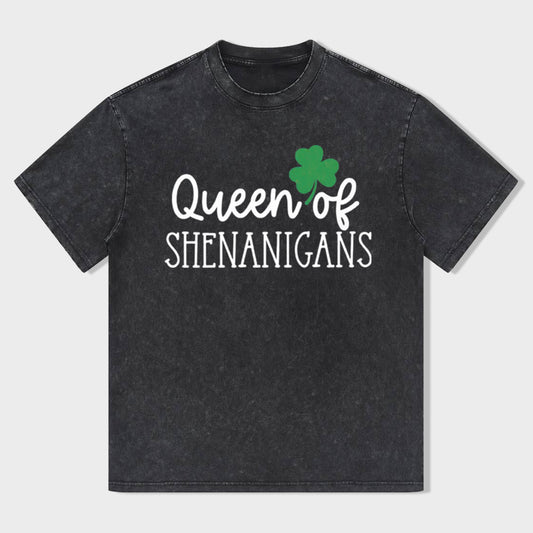Retro St. Patrick's Day Prone To Shenanigans And Malarkey Unisex T-Shirt - heygraff