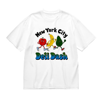 New York City Deli Dash Funny Fruit Runners T-Shirt