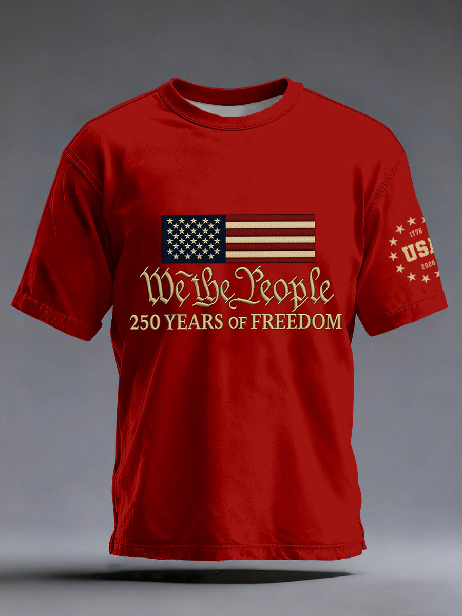 250th Anniversary Print T-Shirt For Men