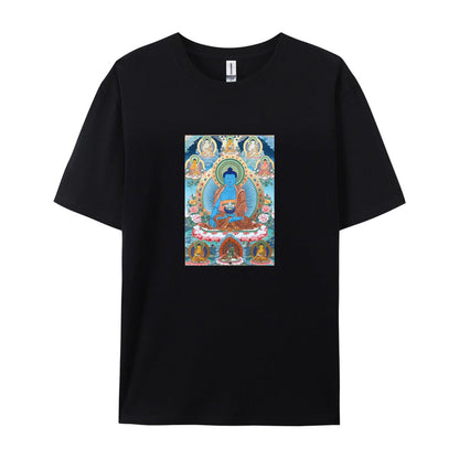 Buddha T-Shirt - Vintage Buddhist Art - Spiritual Meditation Tee