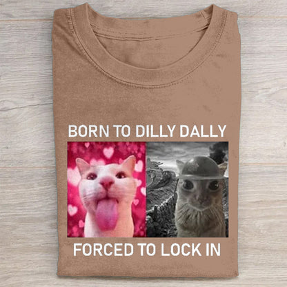 Born To Dilly Dally Washed T-Shirt