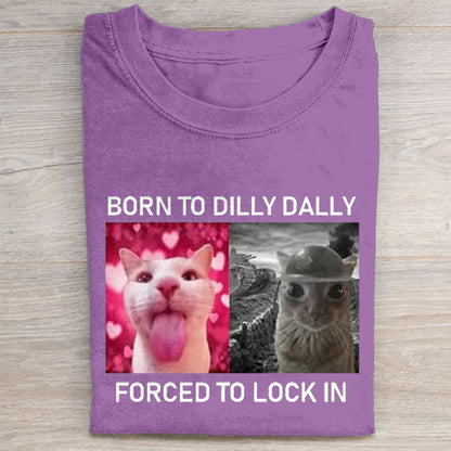 Born To Dilly Dally Washed T-Shirt