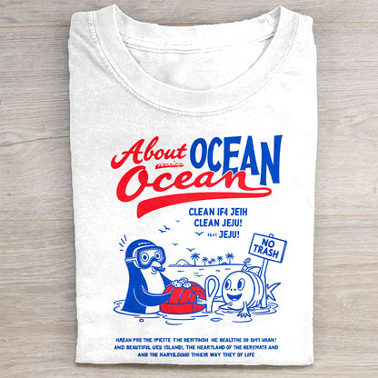 About Ocean Graphic T-Shirt