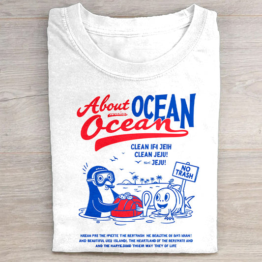 About Ocean Graphic T-Shirt