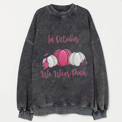 Pink Pumpkins 'In October We Wear Pink' Graphic Tee
