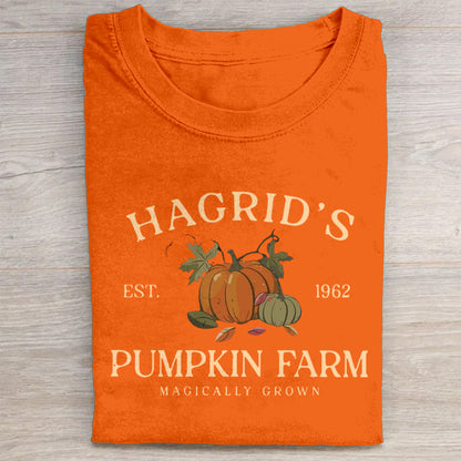 Hagrid's Pumpkin Farm Magically Grown Est. 1962 Graphic T-Shirt