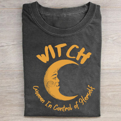 Witch Moon Graphic Print T-Shirt