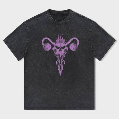 Skull Design Graphic Tee for Men Women Unisex Casual Short Sleeve T-Shirt