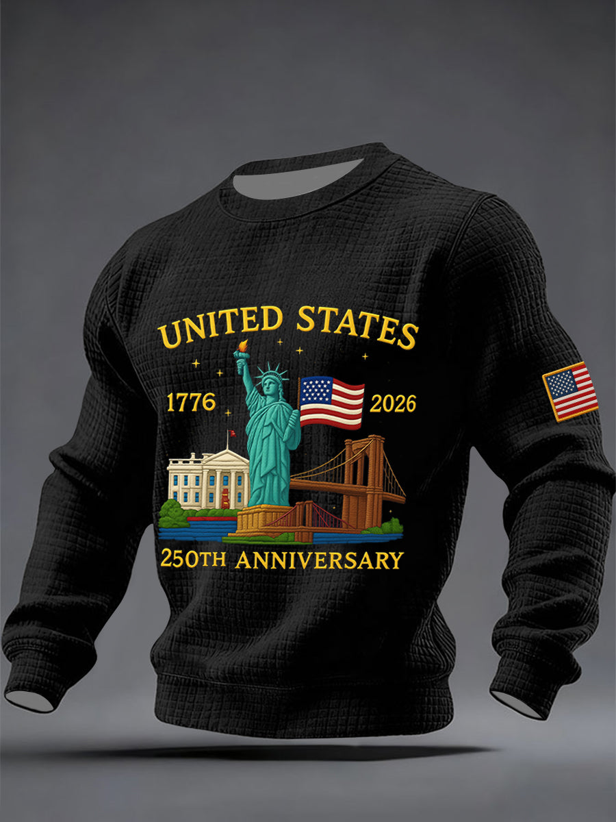 250th Anniversary Print Sweatshirt For Men