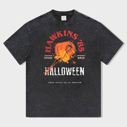 Halloween Backfire Festival Acid Wash T-Shirt - heygraff
