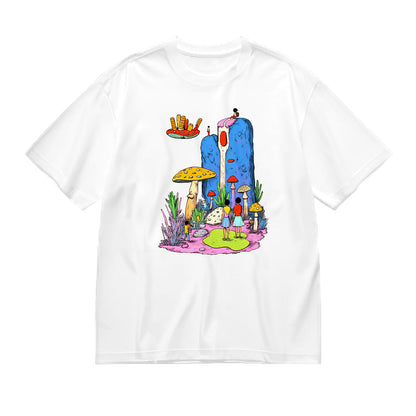 Colorful Fantasy Forest Graphic T-Shirt