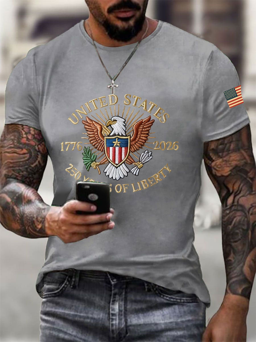 250th Anniversary Printed Casual T-Shirt For Men