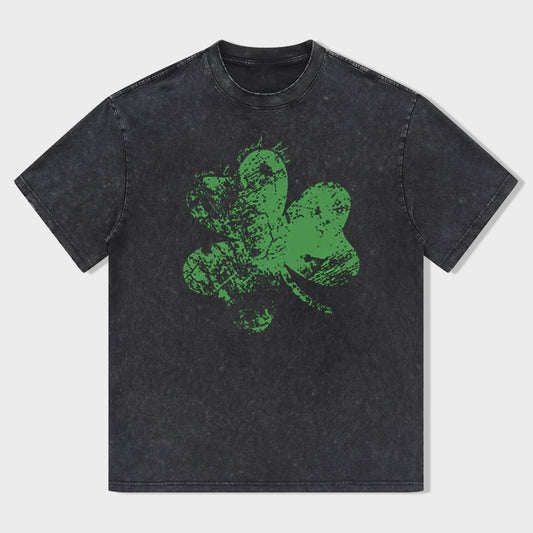 Retro St. Patrick's Day Shamrock Unisex T-Shirt - heygraff