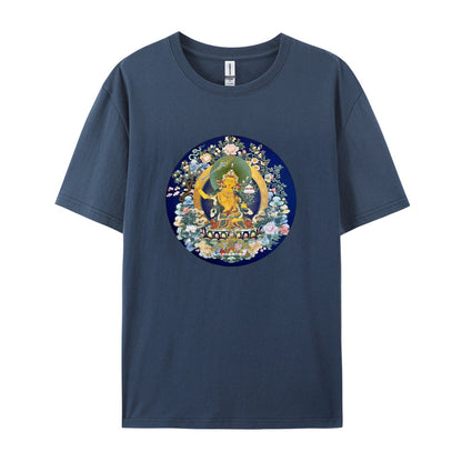 Buddhist Thangka Art T-Shirt  Golden Buddha