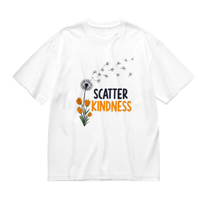 Scatter Kindness Dandelion Graphic T-Shirt