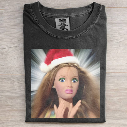 CHRISTMAS BARBIE MEME ICON TEE