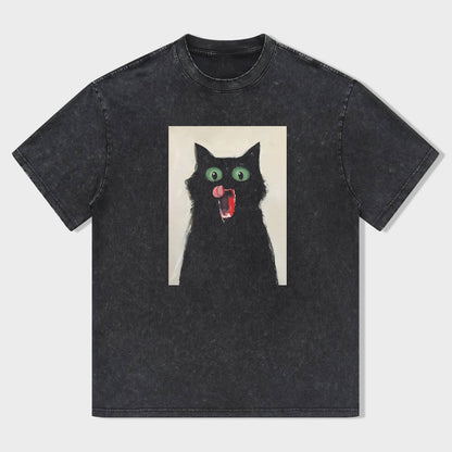 Black Cat Graphic T-Shirt