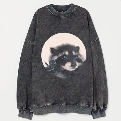 Funny Raccoon Vintage Washed T-shirt