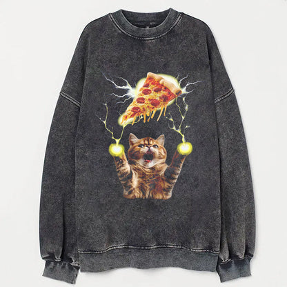 Pizza Power Cat T-Shirt