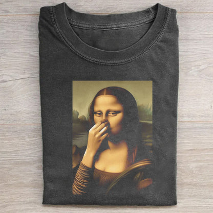 Renaissance Lady Holding Nose T-Shirt