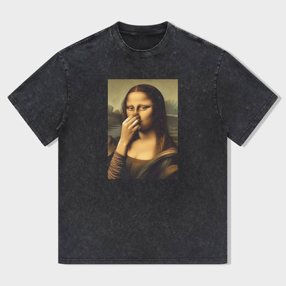 Renaissance Lady Holding Nose T-Shirt
